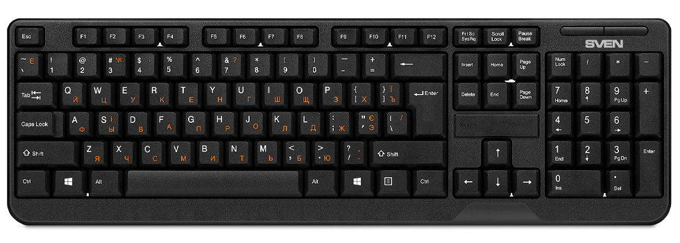 Клавиатура + мышь беспроводная Sven SVComfort3300 / Мембранная photo 3