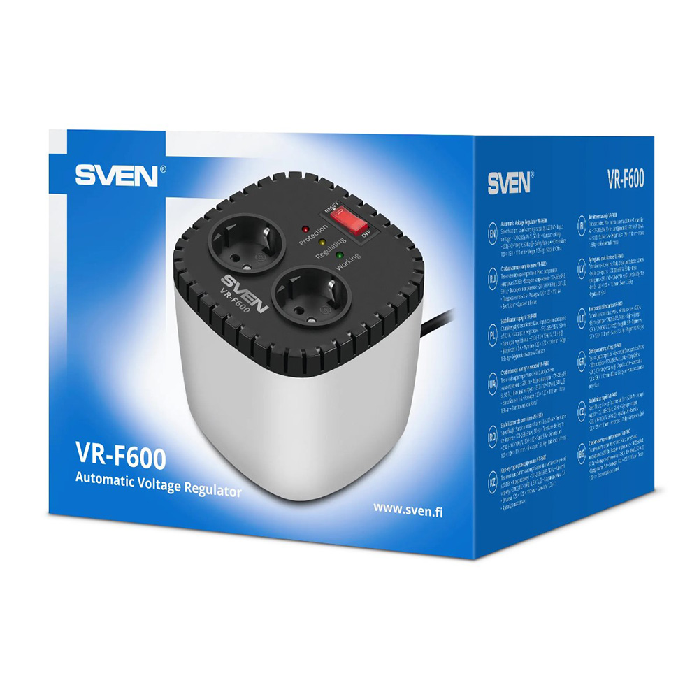 Stabilizator de tensiune Sven VR-F600 photo 7