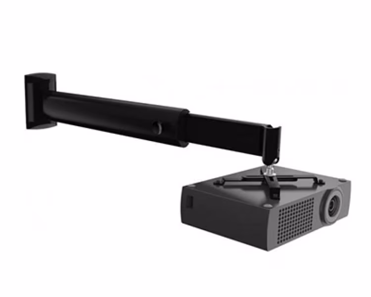 Sopar APOLLO Wall & Ceiling Universal Projector Mount 600-1200 mm, 360/20degrees tilt, Max.15 Kg, Black. 