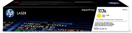 HP 117A Yellow Original Toner Cartridge, 1pcs, Black, 1000 pages for HP Color Laser 150a/150nw/178nw/179fnw photo 1