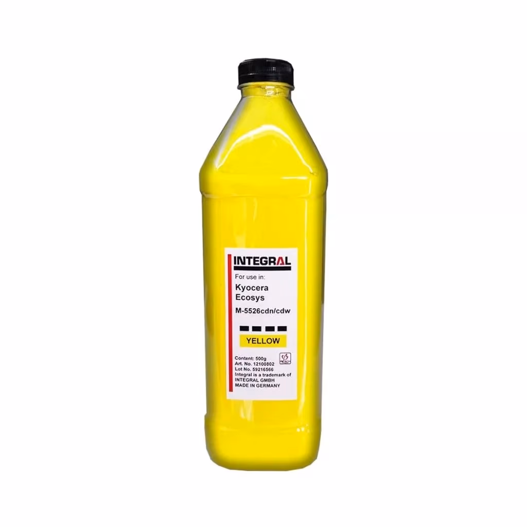 Compatible toner for Kyocera (M5526/M5521/MA2100) yellow, 500g bottle
