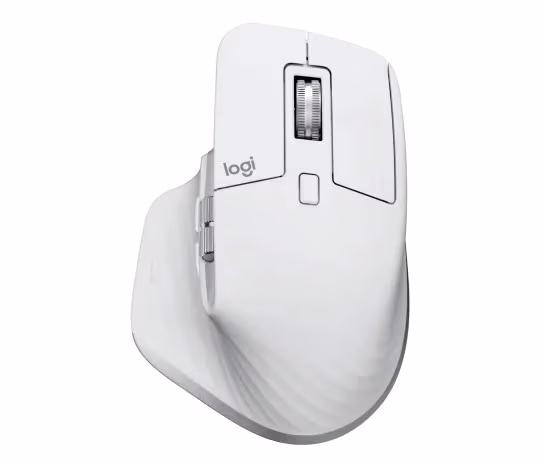 Беспроводная мышь Logitech MX Master 3S Performance for Mac/ 2.4GHz and Bluetooth/ Pale Grey 