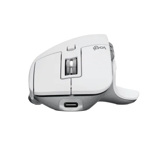 Беспроводная мышь Logitech MX Master 3S Performance for Mac/ 2.4GHz and Bluetooth/ Pale Grey photo 4