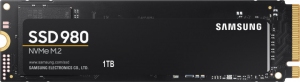 M.2 NVMe SSD 1.0TB  Samsung SSD 980, PCIe3.0 x4 / NVMe1.4, M2 Type 2280 form factor, Seq. Read: 3500 MB/s, Seq. Write: 3000 MB/s, Max Random 4k: Read /Write: 500K/480K IOPS, Samsung Pablo Controller, 512MB LPDDR4, V-NAND 3-bit MLC thumbnav 1