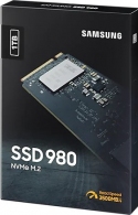 M.2 NVMe SSD 1.0TB  Samsung SSD 980, PCIe3.0 x4 / NVMe1.4, M2 Type 2280 form factor, Seq. Read: 3500 MB/s, Seq. Write: 3000 MB/s, Max Random 4k: Read /Write: 500K/480K IOPS, Samsung Pablo Controller, 512MB LPDDR4, V-NAND 3-bit MLC thumbnav 2