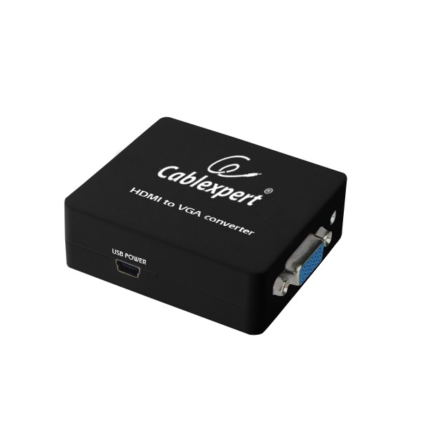 Adaptor Cablexpert DSC-HDMI-VGA-001, HDMI to VGA converter photo 2