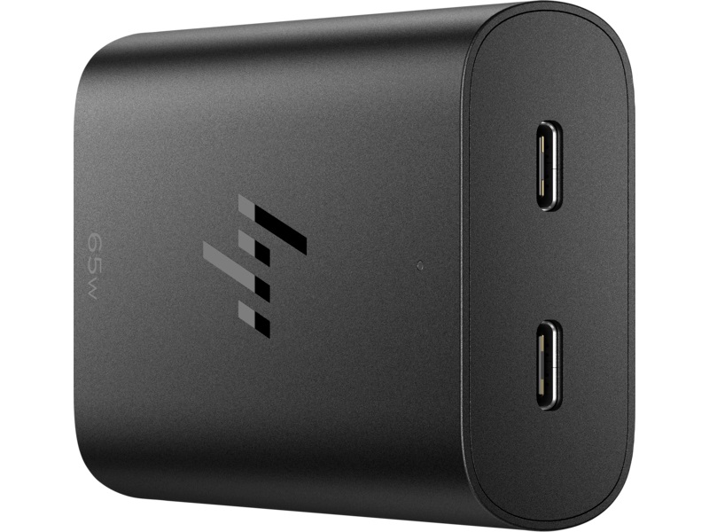 Incarcator de laptop HP GaN USB-C de 65 W (600Q7AA) photo 2