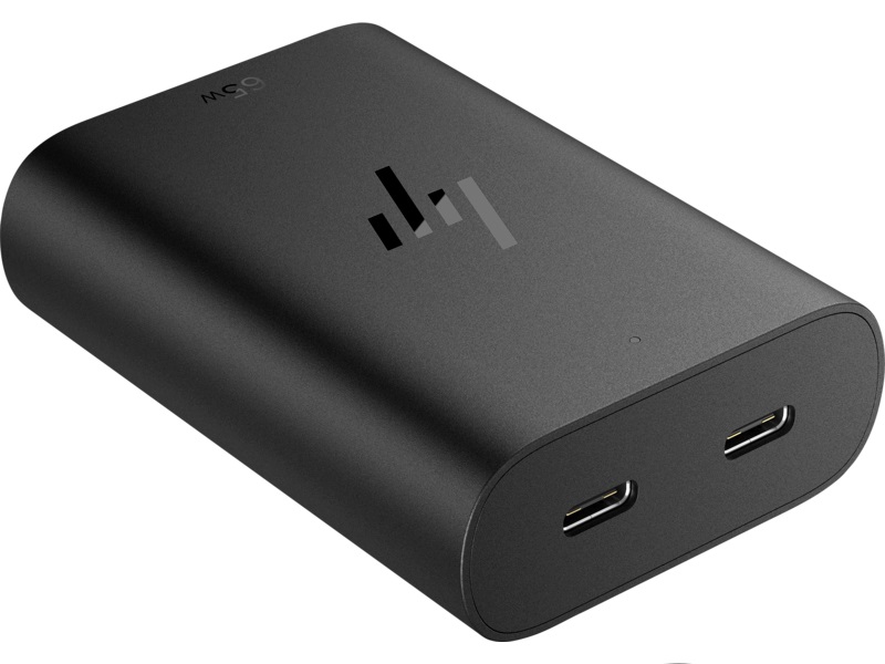 Incarcator de laptop HP GaN USB-C de 65 W (600Q7AA) photo 3