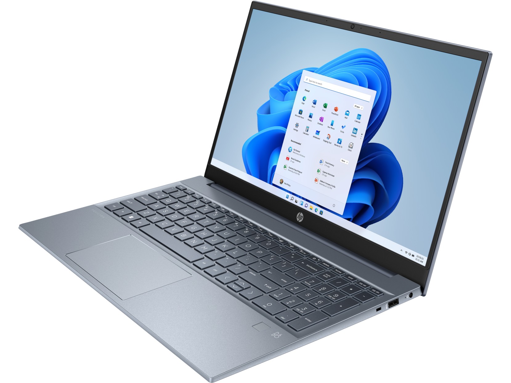 Ноутбук 15.6" HP Pavilion 15 / AMD Ryzen 5 7530U / 16GB / 1TB SSD / Fog Blue photo 3