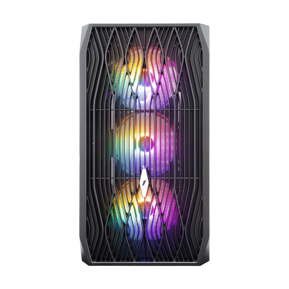 Carcasa Gaming 1STPLAYER AY7 / no PSU / Side-Window / 3x120mm / ATX / Black photo 2