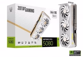 Placa video ZOTAC GeForce RTX 5080 SOLID OC White Edition / 16GB / GDDR7 / 256bit