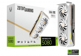 Видеокарта ZOTAC GeForce RTX 5080 SOLID OC White Edition / 16GB / GDDR7 / 256bit thumbnav 1