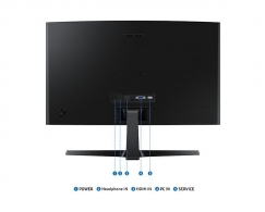 23.8” Монитор SAMSUNG Essential S3 S36GD/ Curved/ 100Hz/ Black thumbnav 5