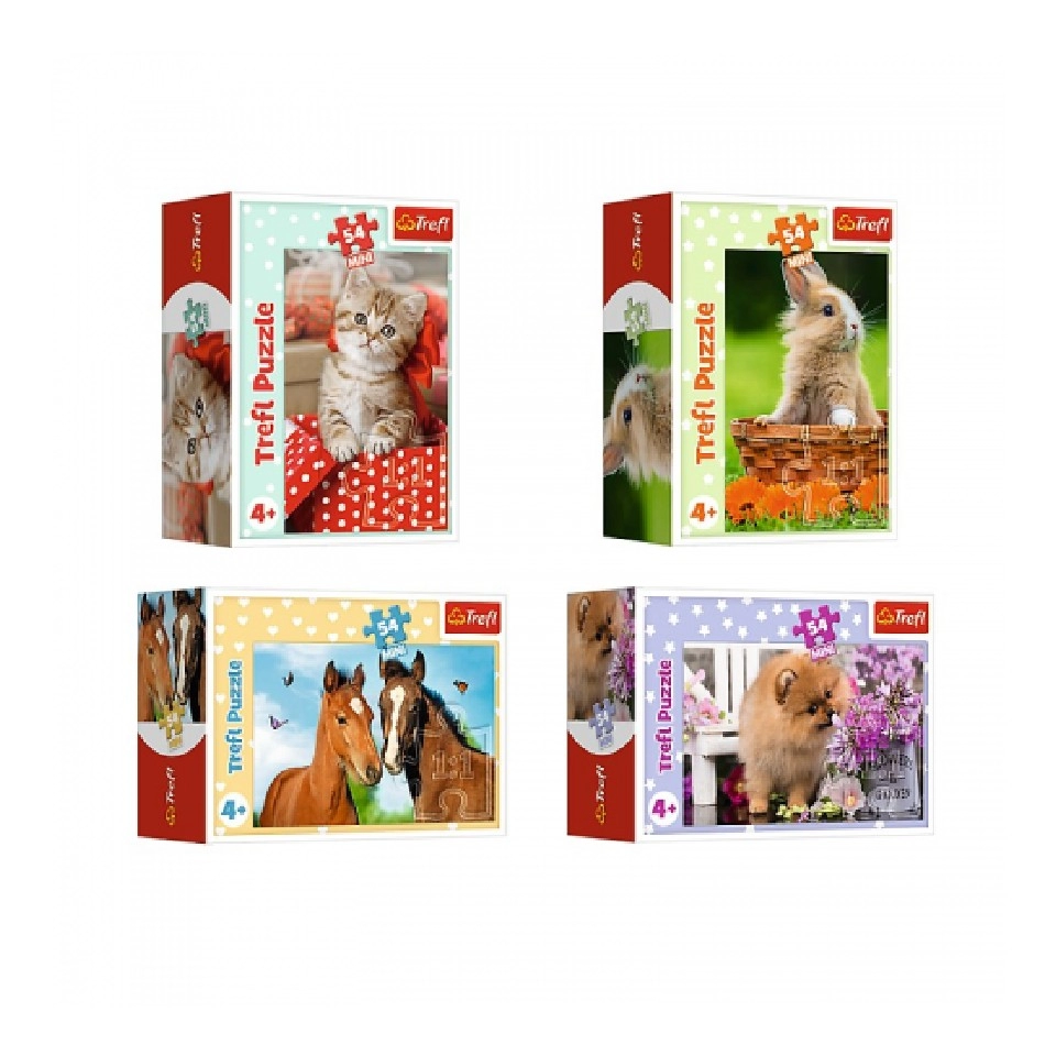 Trefl Puzzles 54195 54 mini Lovely animals