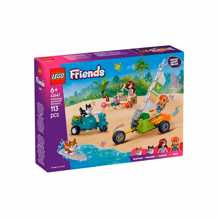 Lego Friends Серфинг с Собаками и приключения на Скутере 42641