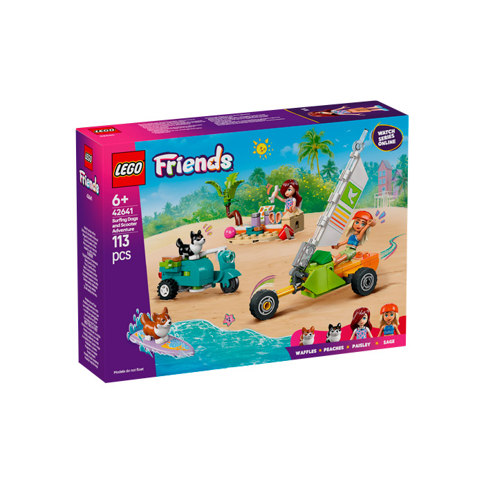 Lego Friends Серфинг с Собаками и приключения на Скутере 42641 photo 1 Lego Friends Серфинг с Собаками и приключения на Скутере 42641 photo 1