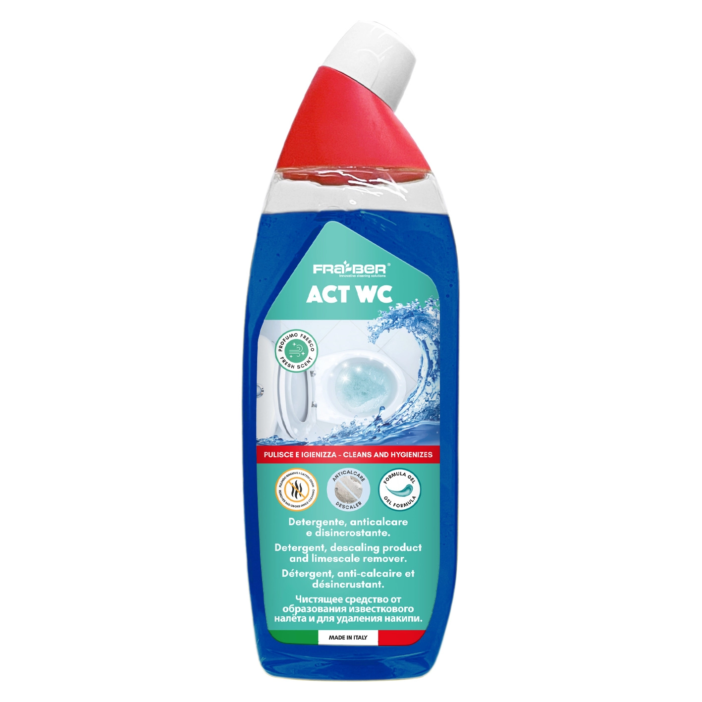 Solutie Anticalcar WC(detartrant),              ACT WC 750ML 