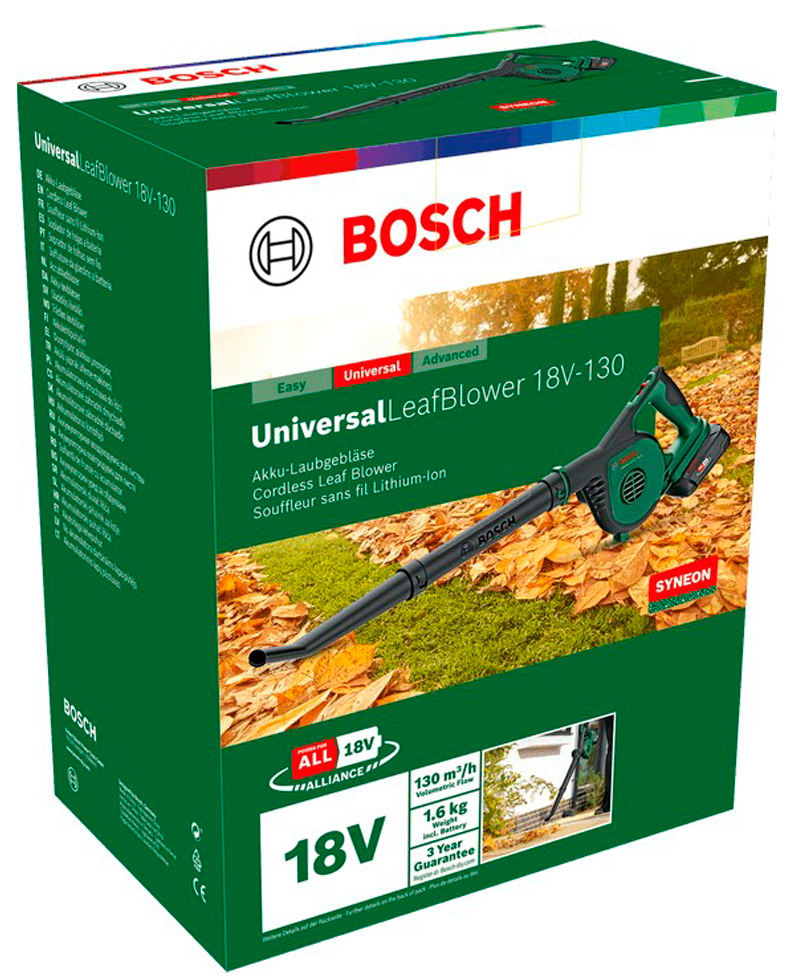Воздуходувка аккумуляторная Bosch ULB 18V-130 Solo, 06008A0601 photo 13