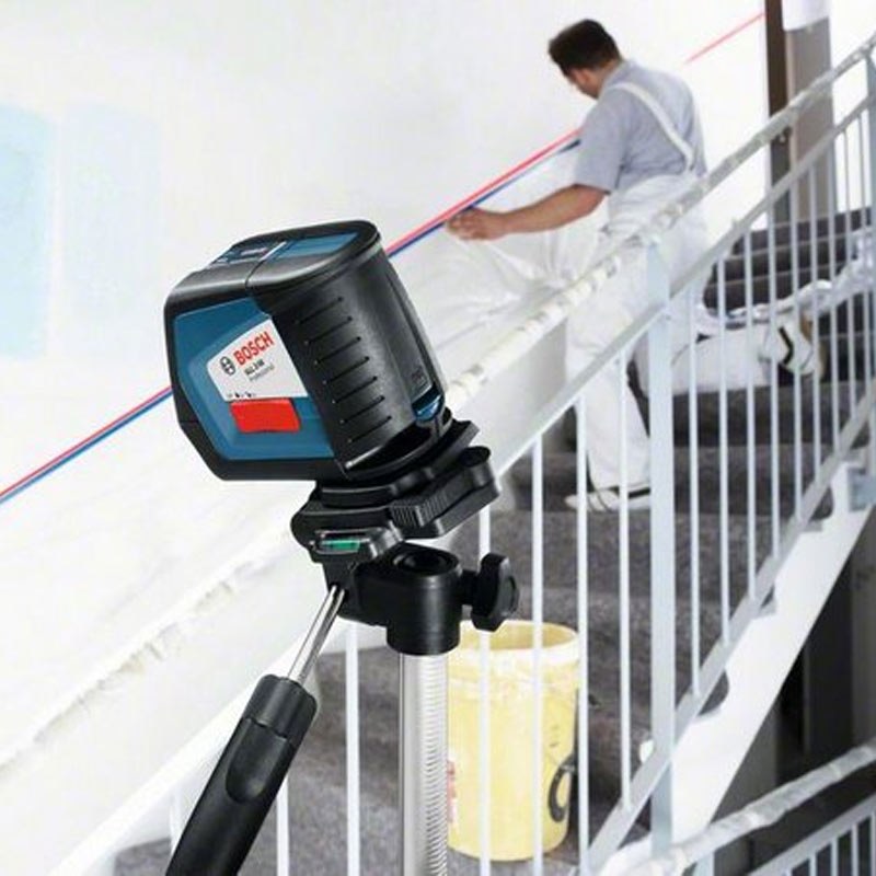 Nivela laser in cruce Bosch GLL 2-50 + BS 150, 0601063101 photo 2