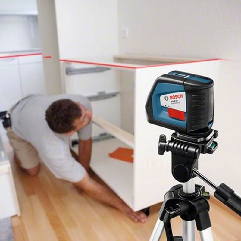 Nivela laser in cruce Bosch GLL 2-50 + BS 150, 0601063101 photo 3