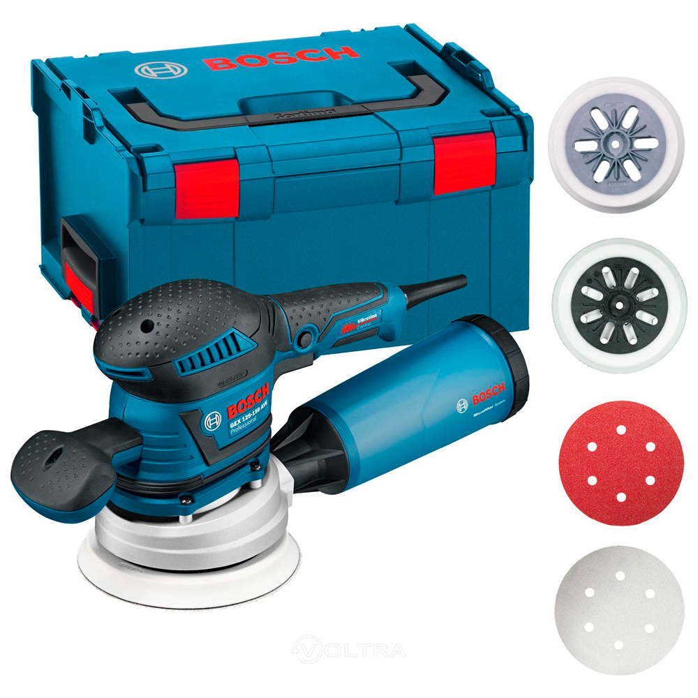 Эксцентриковая шлифмашина Bosch GEX 125-150 AVE, 060137B101 photo 3