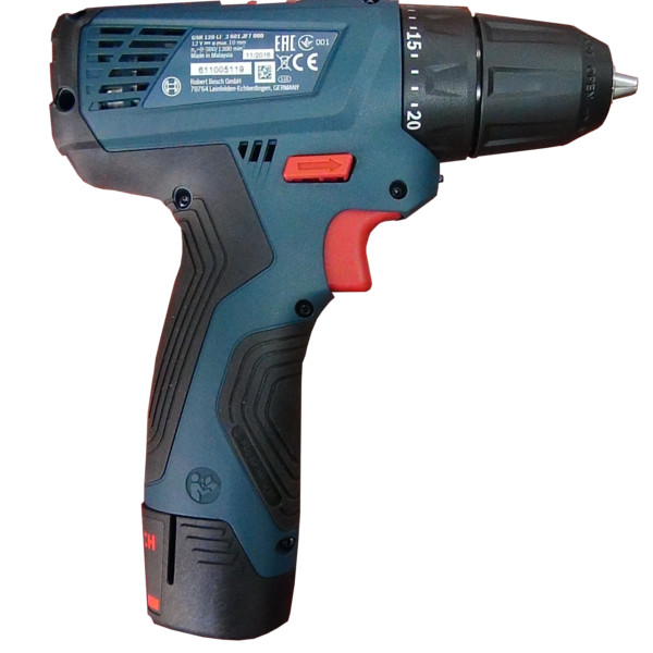 Аккумуляторный шуруповерт с литий-ионным аккумулятором Bosch GSR 120-LI (06019F7001) photo 3