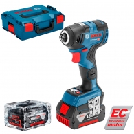 Аккумуляторная отвертка Bosch GDR 18V-200C 2x5.0Ah, 06019G4101 thumbnav 1