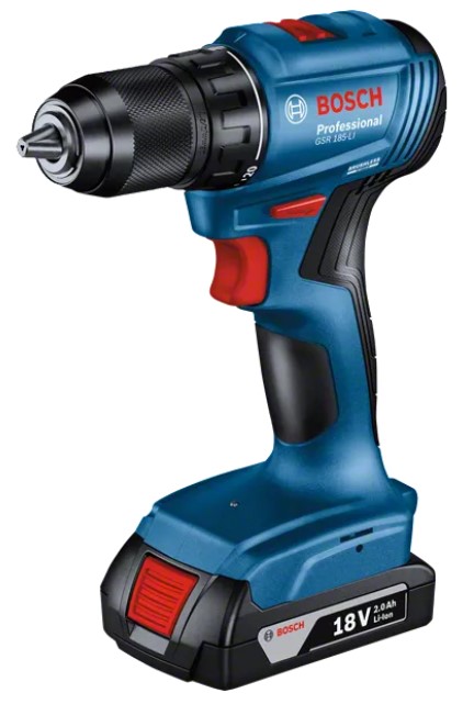 Masina de gaurit si insurubat  cu acumulator Bosch GSR 185-Li  1x2.0Ah, 06019K3001 photo 1