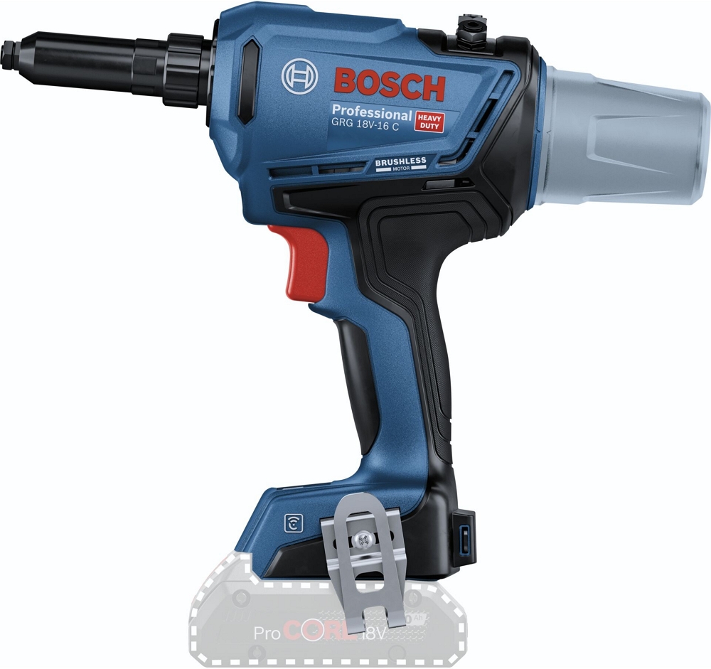 Pistol de nituit cu acumulator Bosch GRG 18V-16 C photo 6