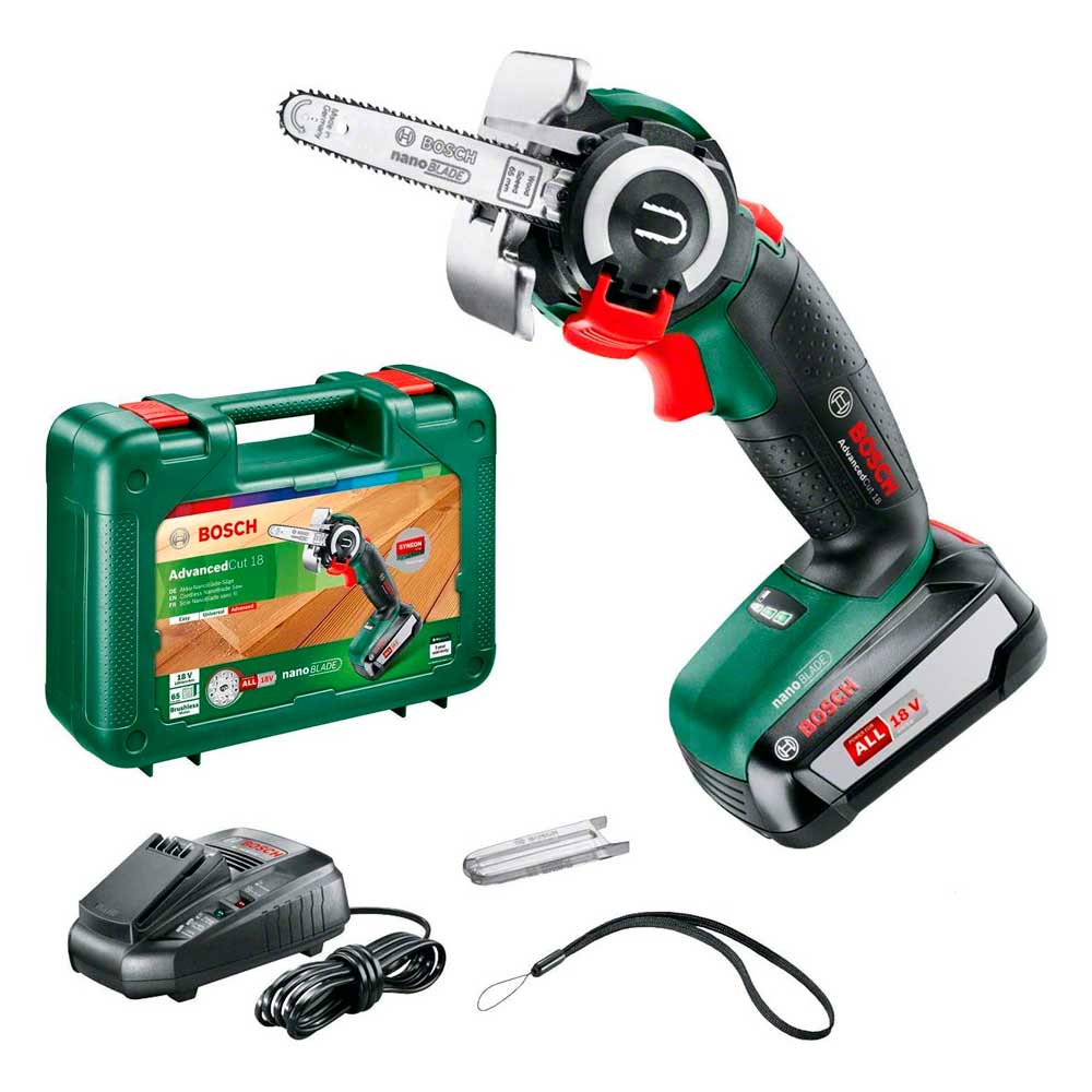 Цепная пила аккумуляторная Bosch AdvancedCut 18, 06033D5101 photo 2