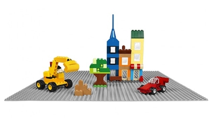 Constructor Lego Classic Gray Baseplate 10701 de la 4+ ani photo 2