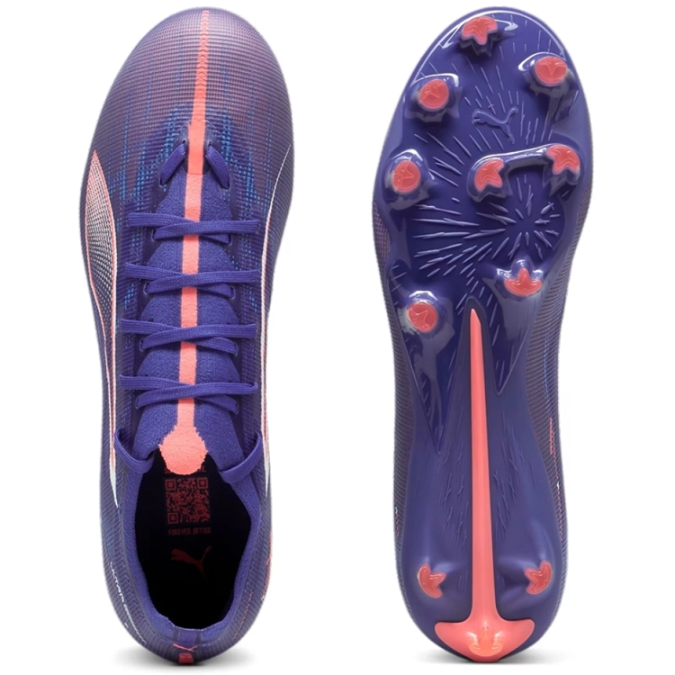 Бутсы Puma ULTRA 5 MATCH FG/AG / Мужской / 40.5 / Фиолетовый photo 5