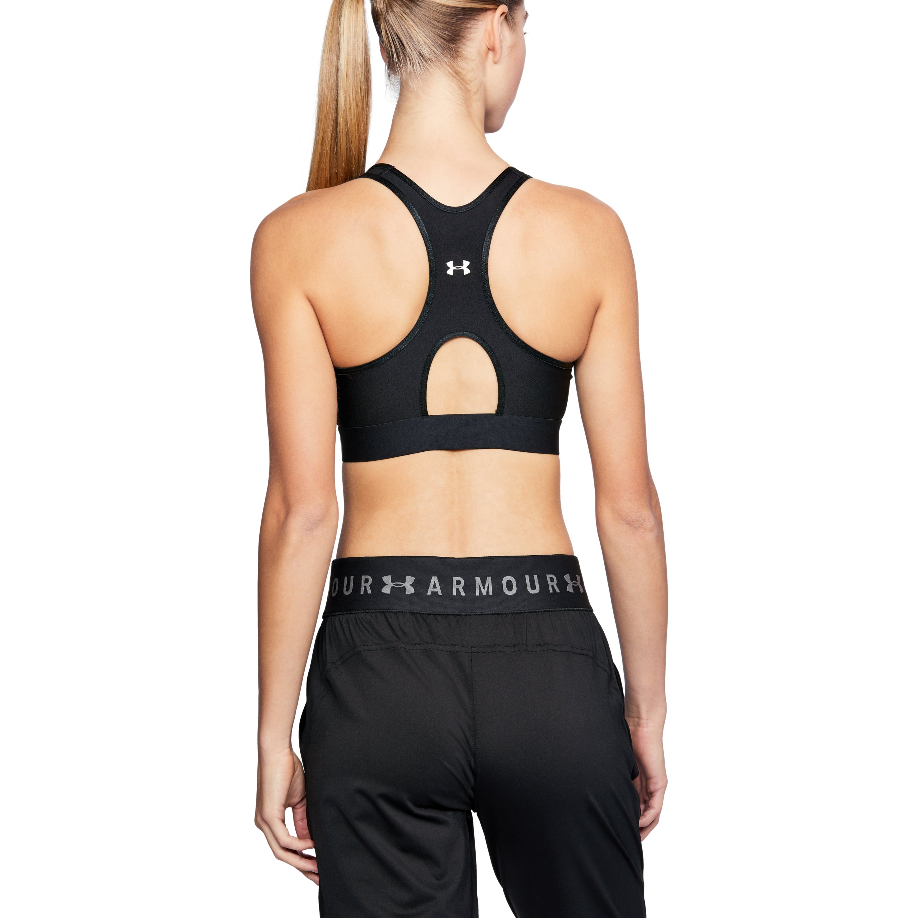 Bra sportive Under Armour Mid Keyhole Bra / Femei / XS / Negru photo 3
