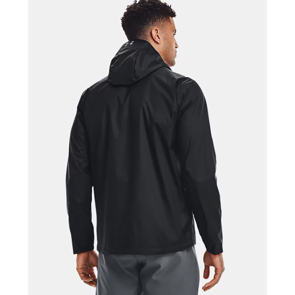 Мужская Ветровка Under Armour UA M FOREFRONT RAIN JACKET L Черный photo 2