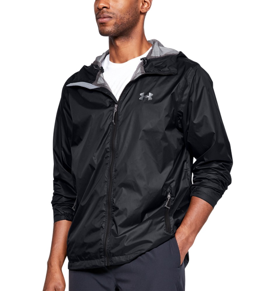 Мужская Ветровка Under Armour UA M FOREFRONT RAIN JACKET L Черный photo 3