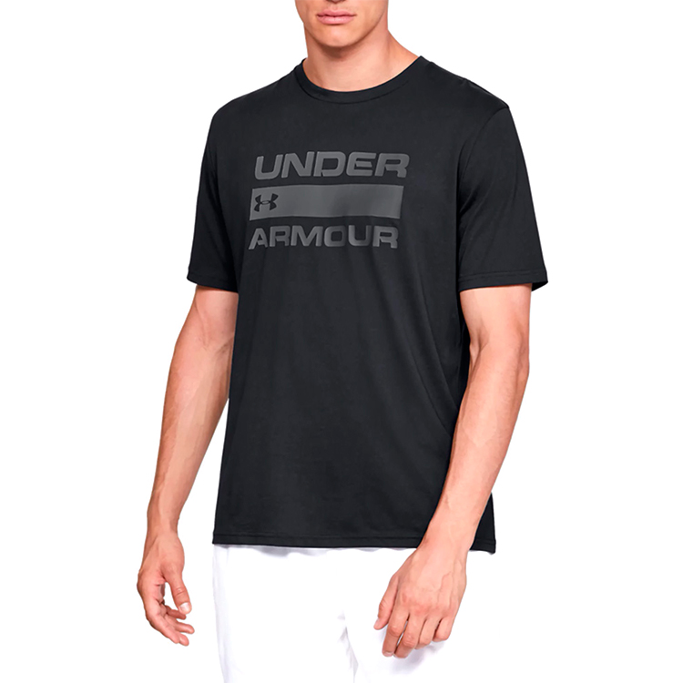 Tricou bărbătesc Under Armour UA M TEAM ISSUE WORDMARK SS S Negru photo 3