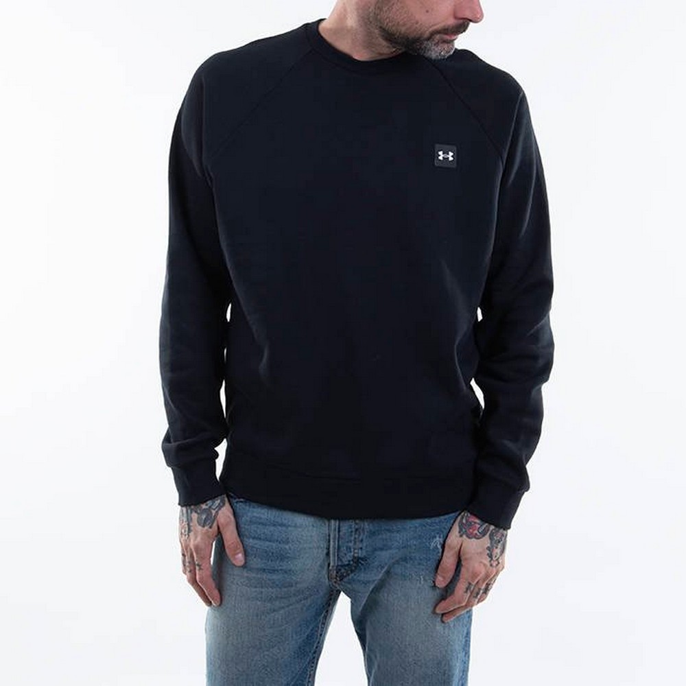 Мужская Толстовка Under Armour UA Rival Fleece Crew L Черный photo 2