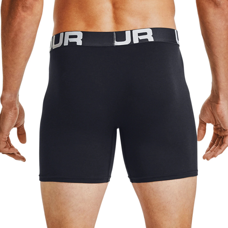 Boxeri Under Armour UA Charged Cotton 6in 3 Pack LG Negru Barbati photo 4