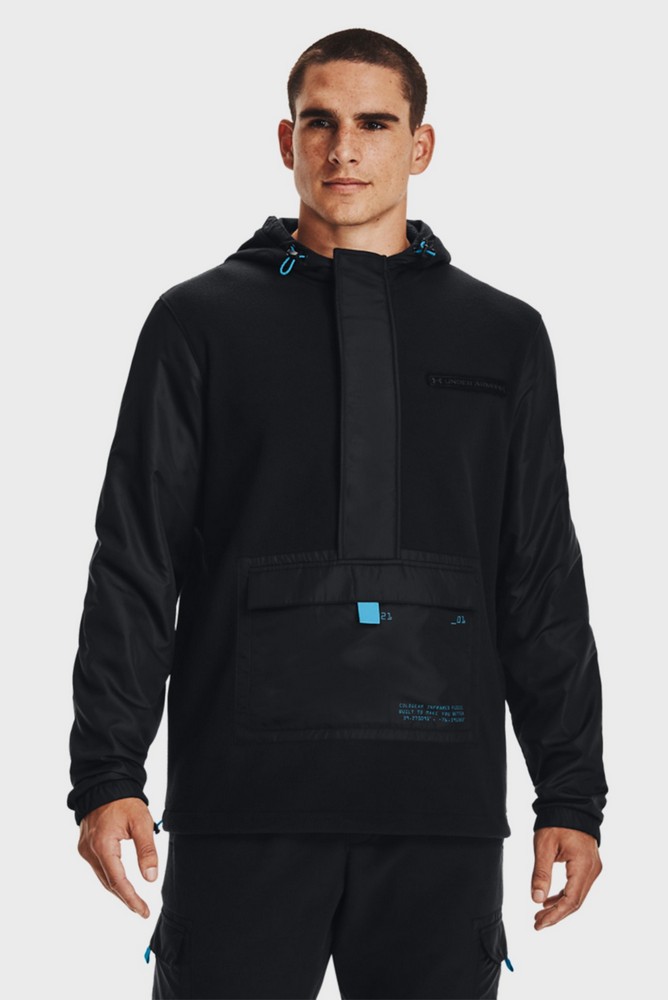 Hanorac pt bărbați Under Armour UA CGI UTILITY 1/2 ZIP JCKT 3XL Negru photo 2