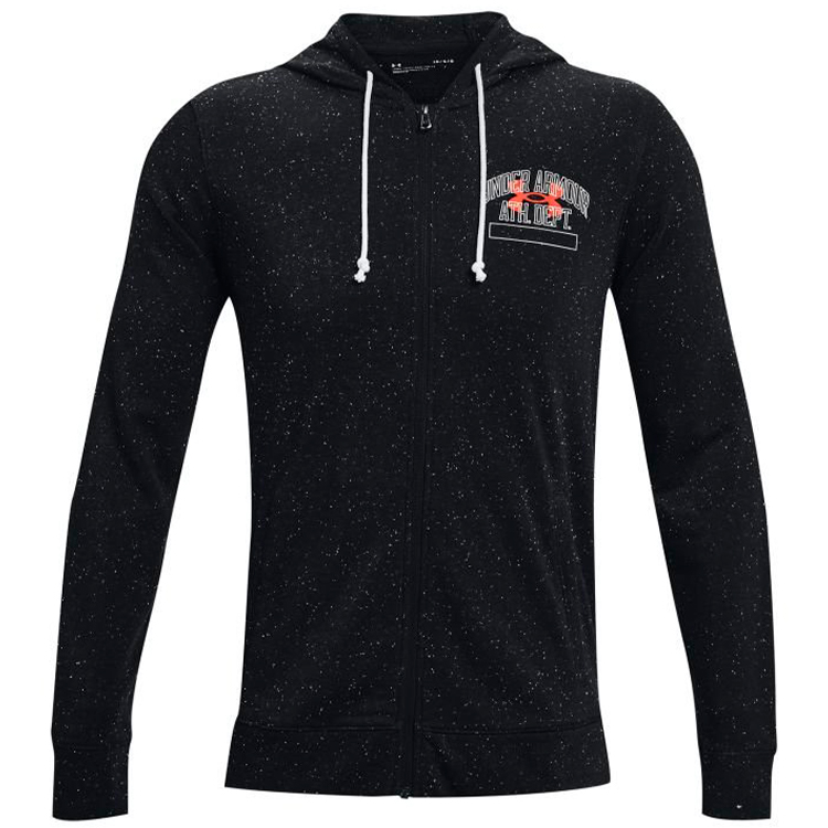 Hanorac pt bărbați Under Armour UA Rival Try Athlc Dep FZ HD SM Negru photo 3