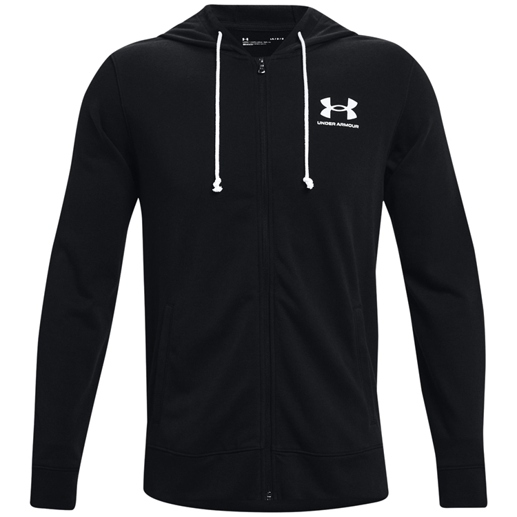 Hanorac pt bărbați Under Armour UA Rival Terry LC FZ L Negru photo 2