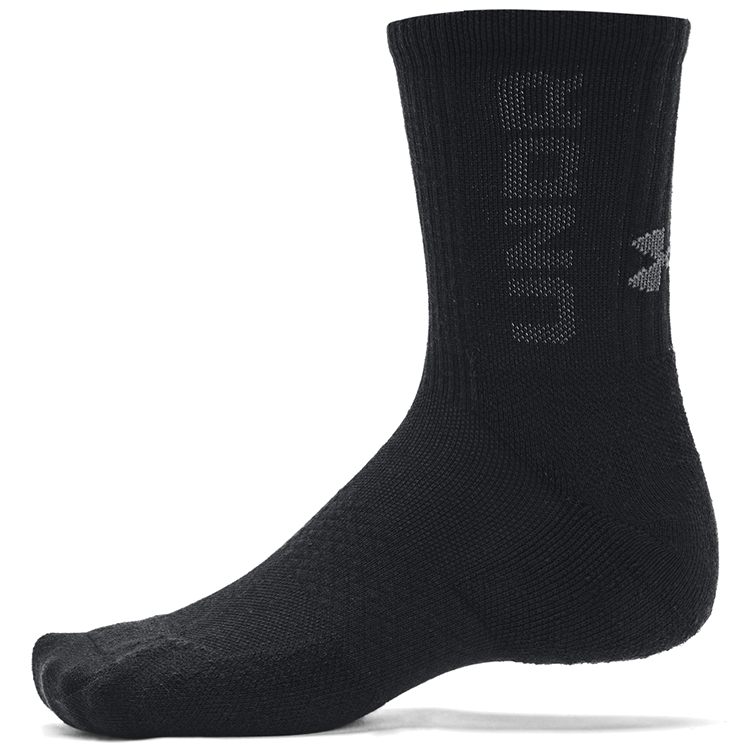 Sosete Unisex Under Armour UA 3-Maker 3pk Mid-Crew L Negru photo 3