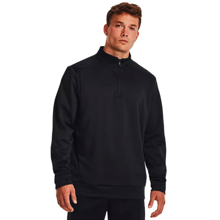 Мужская Толстовка Under Armour UA M ARMOUR FLEECE 1/4 ZIP S Черный photo 2