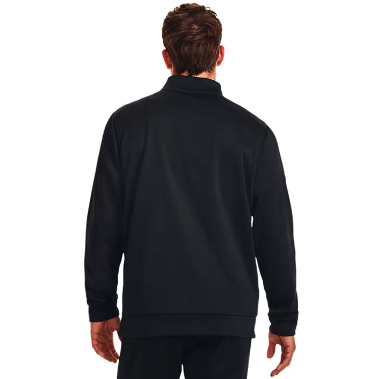 Мужская Толстовка Under Armour UA M ARMOUR FLEECE 1/4 ZIP S Черный photo 3