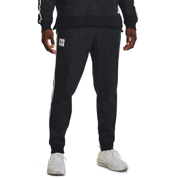 Pantaloni Under Armour UA Essential Heritge Flc Jgr XXL Negru Barbati photo 5