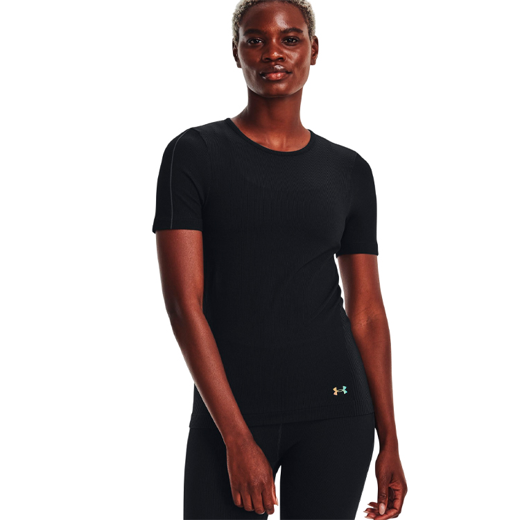 Футболка Under Armour UA W RUSH SEAMLESS SS / Женский / XS / Черный photo 4