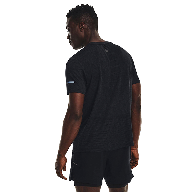 Tricou bărbătesc Under Armour UA SEAMLESS STRIDE SS L Negru photo 3