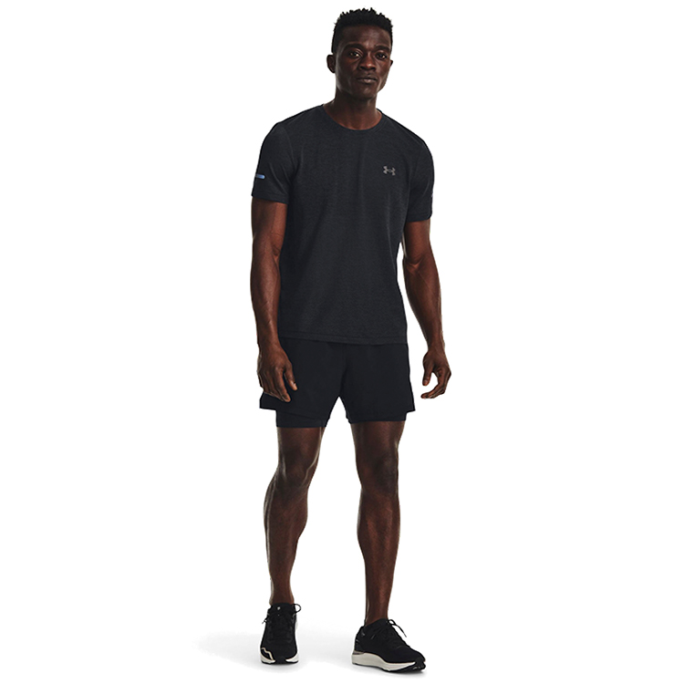 Tricou bărbătesc Under Armour UA SEAMLESS STRIDE SS L Negru photo 4
