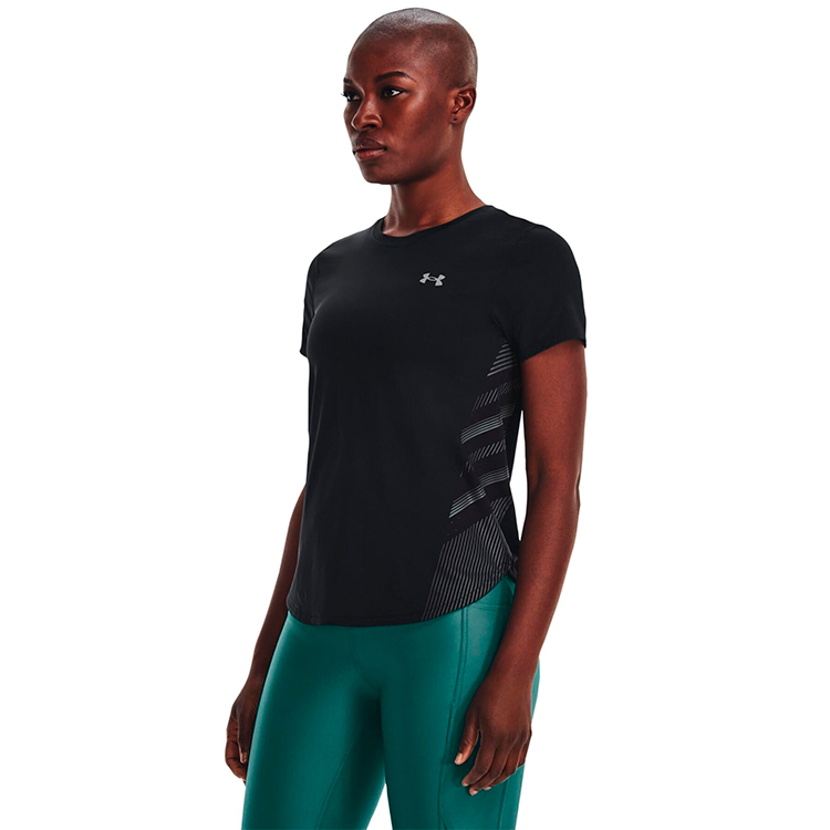 Tricou Under Armour UA W ISO-CHILL LASER TEE / Femei / S / Negru photo 2