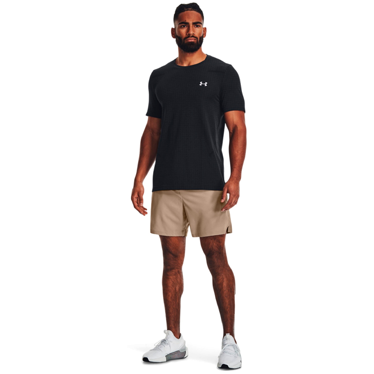 Tricou bărbătesc Under Armour UA Seamless Grid SS 3XL Negru photo 4